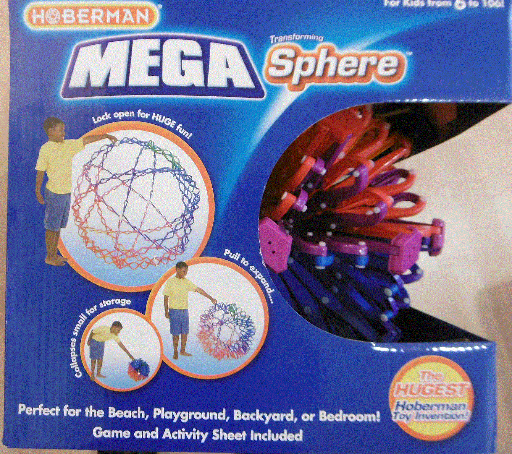 Original Hoberman Mega Sphere Rainbow