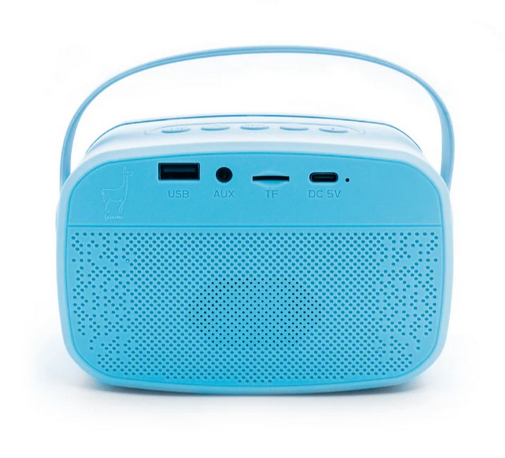 Lalarma Karaoke-Set mit 2 Mikrofonen und LED blue kabellos mit vielen Einsatzmöglichkeiten