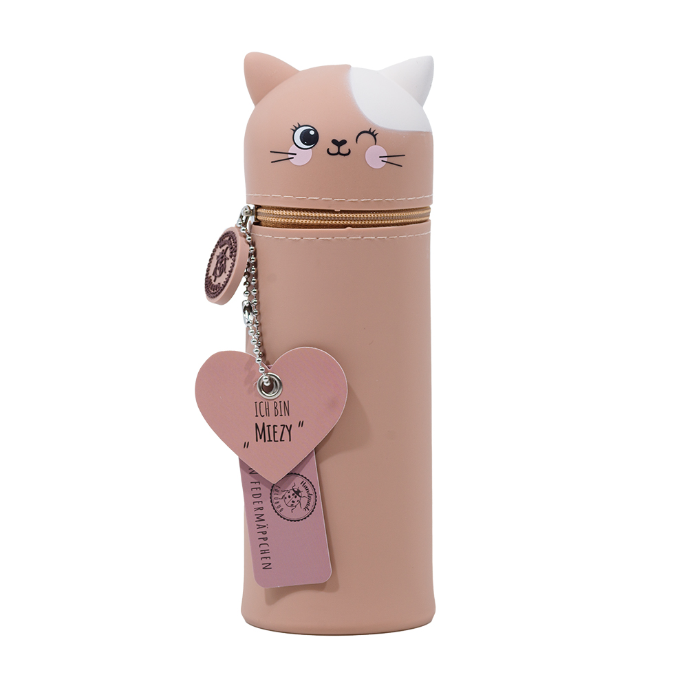 Silikon Federmäppchen Sweet Animal Katze "Miezy" 