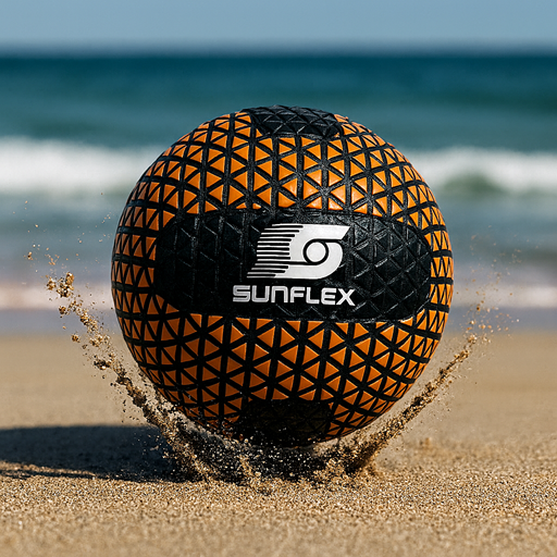 Sunflex Beach- Und Funball Gr. 5  NeoGrip orange Neoprenball
