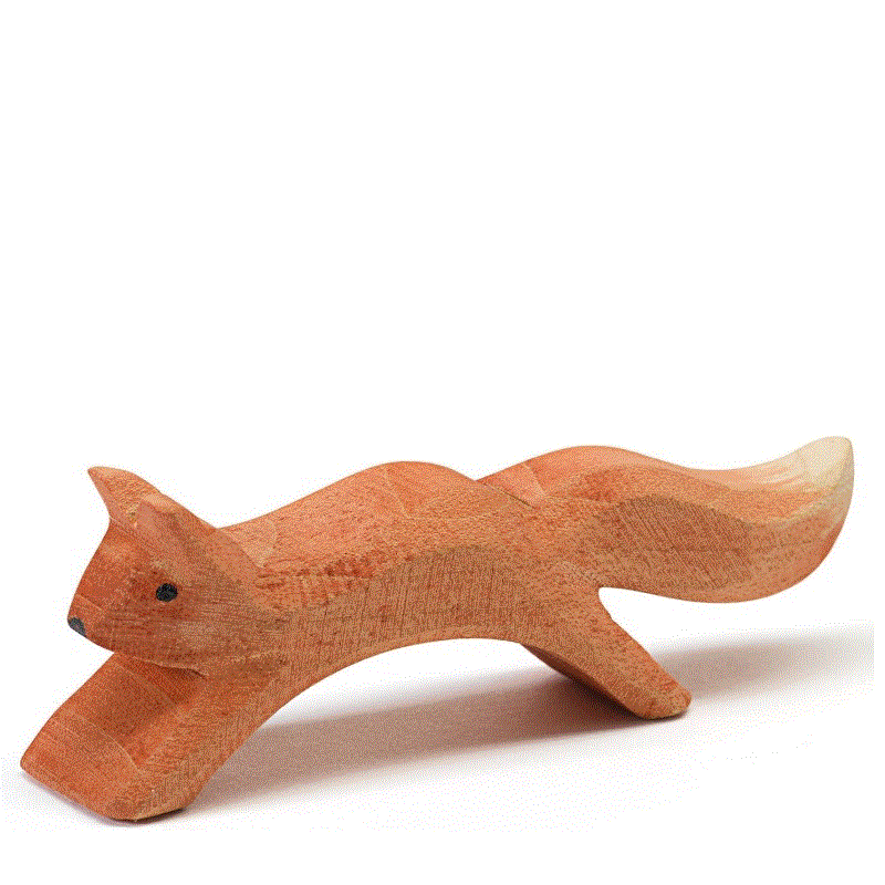 Ostheimer Eichhorn springend Holzfigur