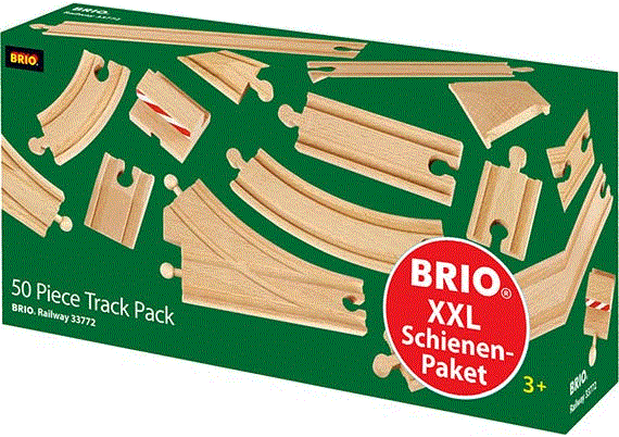 BRIO Großes Schienensortiment 50 Teile  BRIO Großes Schienensortiment 50 Teile