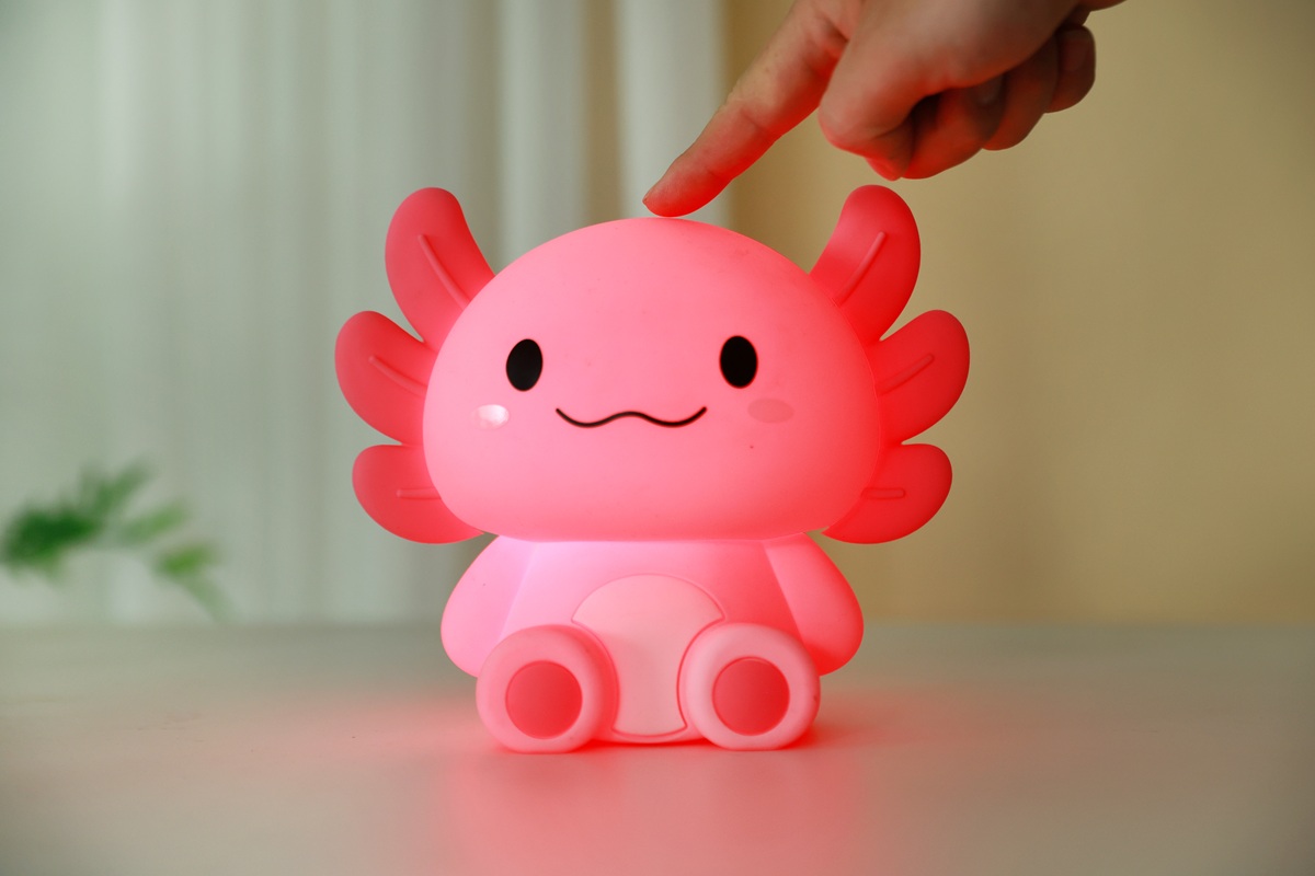 iTotal Silikon-Nachtlicht AXOLUTELY Axolotl Nachtlicht