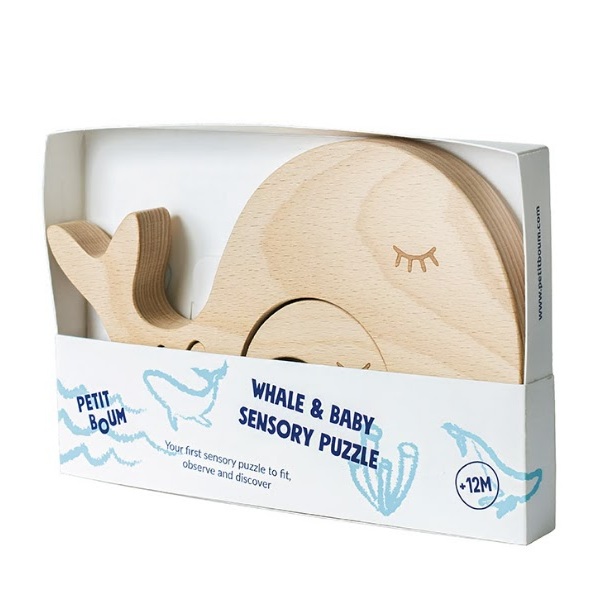 Petit Boum Puzzle Whale and Baby