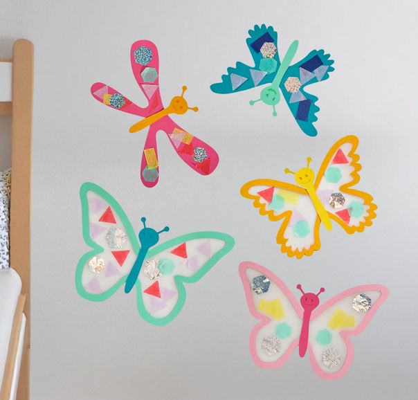 Haba Sachenmacher Bastelset - Erstes Kleben Schmetterlinge