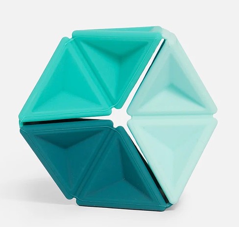 SPEKS Pivot Teal Silicon Fidgettoy