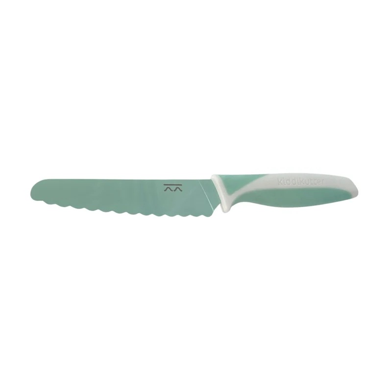 Kiddikutter Lernmesser Gelato Matcha Latte sicheres Messer für kleine Kinder