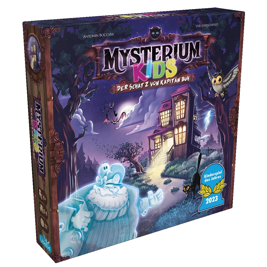 Kinderspiel Mysterium Kids: Der Schatz von Kapitän Buh Kinderspiel des Jahres 2023 von Libellud/Asmodee