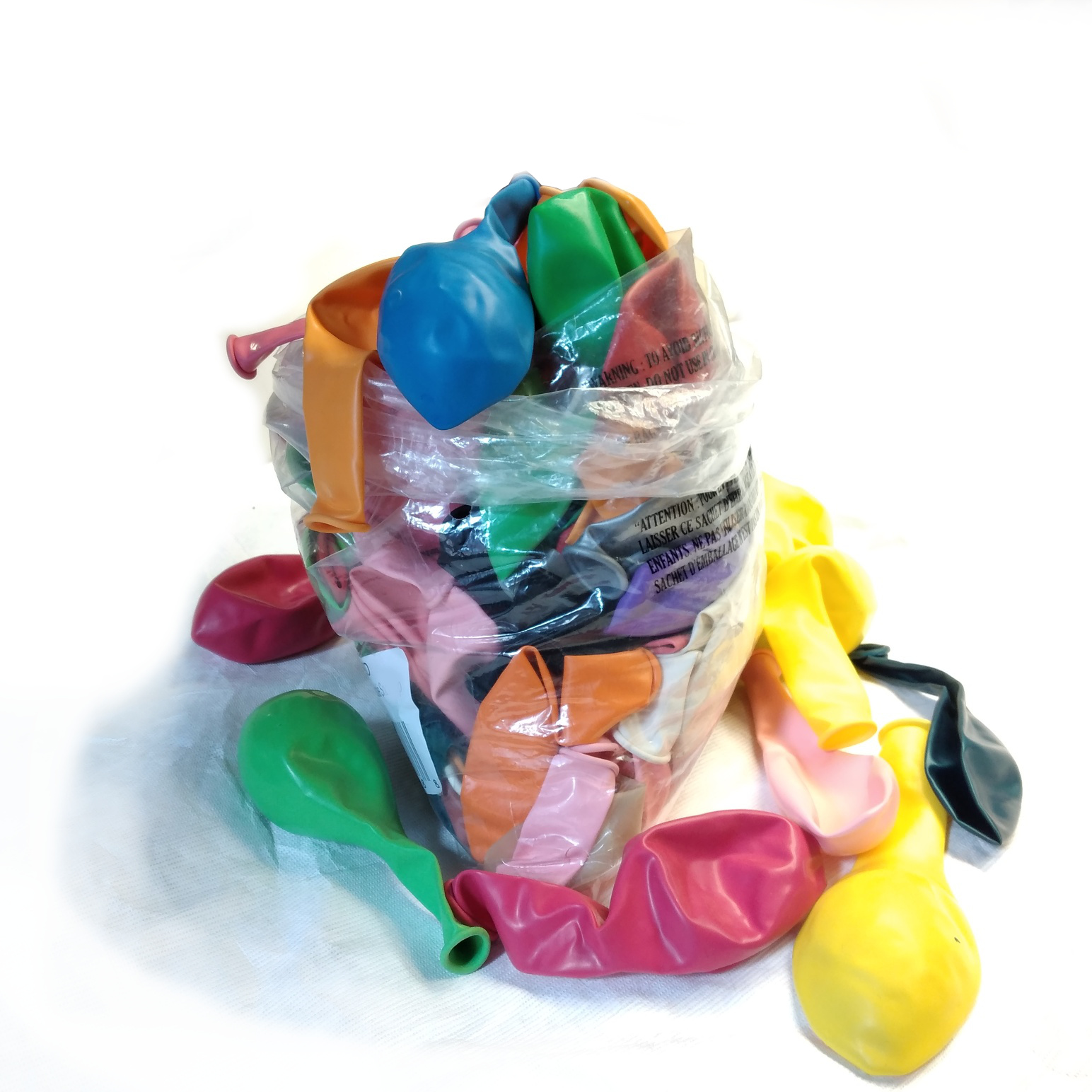 Latex-Ballons, bunt sortiert, Ballongas geeignet 100er Pack