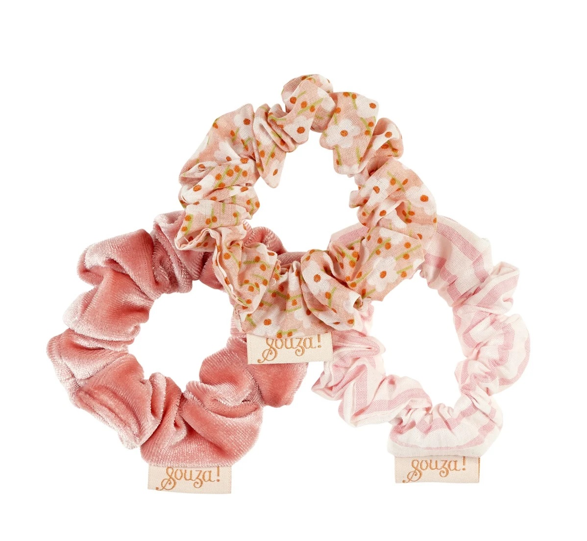 Souza for Kids Scrunchy Elya pink (3er Set)