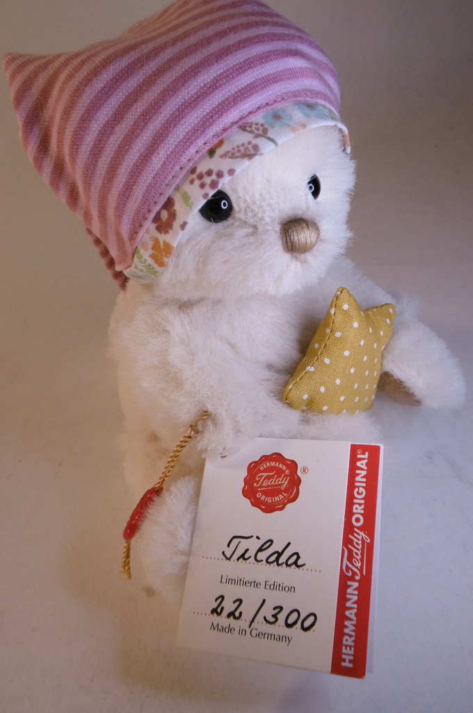 Hermann Teddy Teddybär Tilda 20 cm limitiertes Stofftier, Sammlerbär