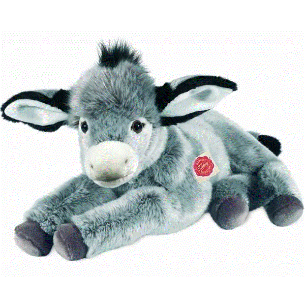 Hermann Teddy Esel liegend 50 cm Stofftier