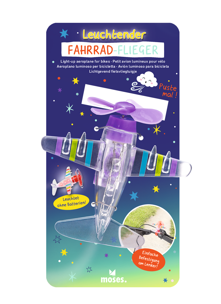 moses Leuchtender Fahrrad-Flieger