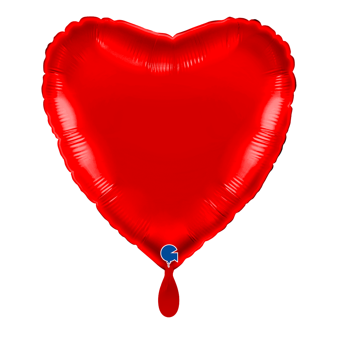 Folien-Herzballon in Rot metallic  18 Zoll