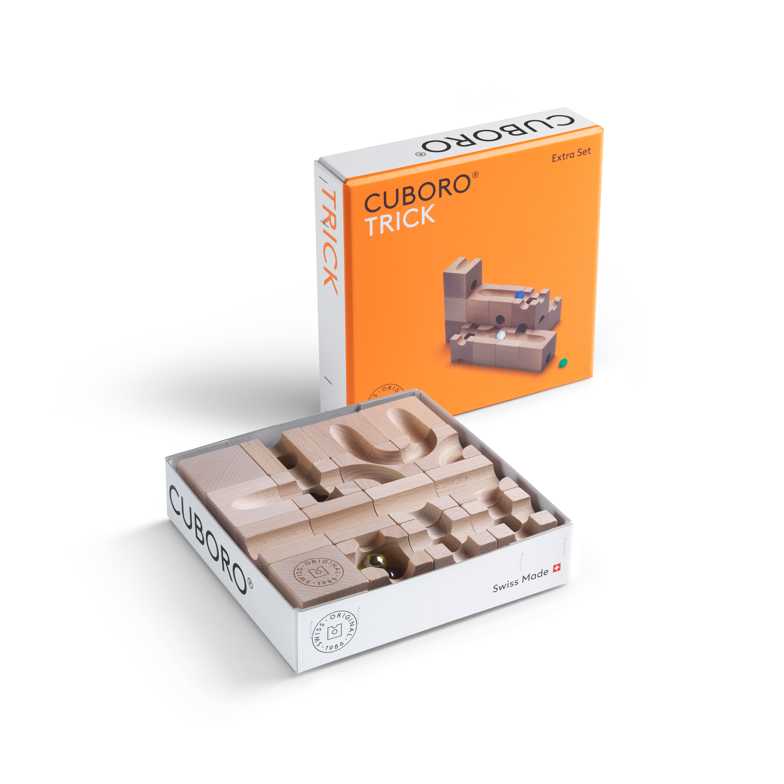 Cuboro Kugelbahn Extra Set Trick - 16 Elemente - ab 8 Jahren