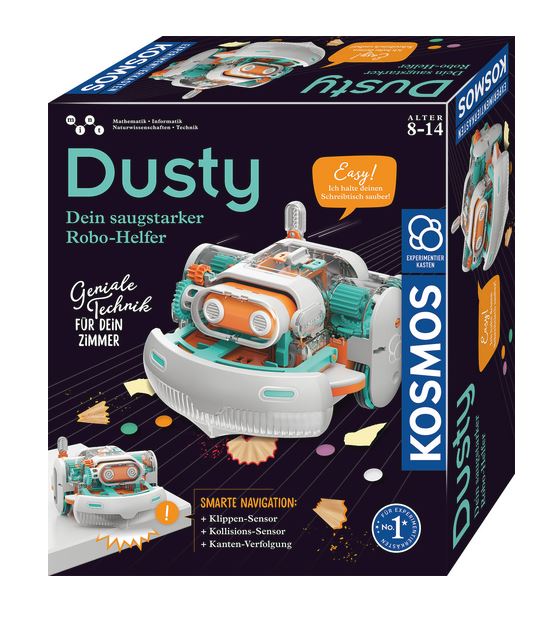Kosmos Experimentierkasten Dusty Saugroboter Bausatz Kosmos Experimentierkasten Dusty Saugroboter Bausatz