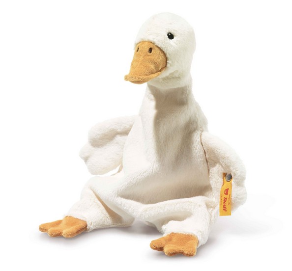 Steiff  Schmusetuch Gilda Gans 28 cm weiß