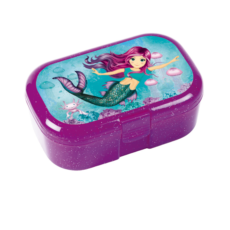 Lutz Mauder TapirElla Glitzer Mini Lunchbox, Meerjungfrau Coralie 