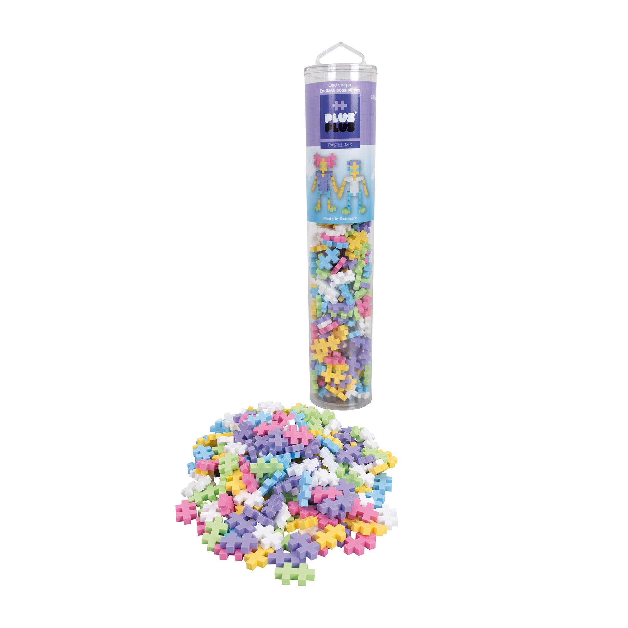 Plus-Plus 240 Kreativ Bausteine Pastell