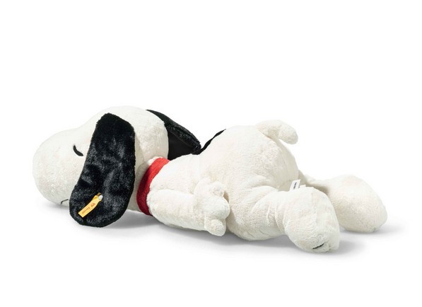 Steiff Stofftier Snoopy 43 weiss liegend
