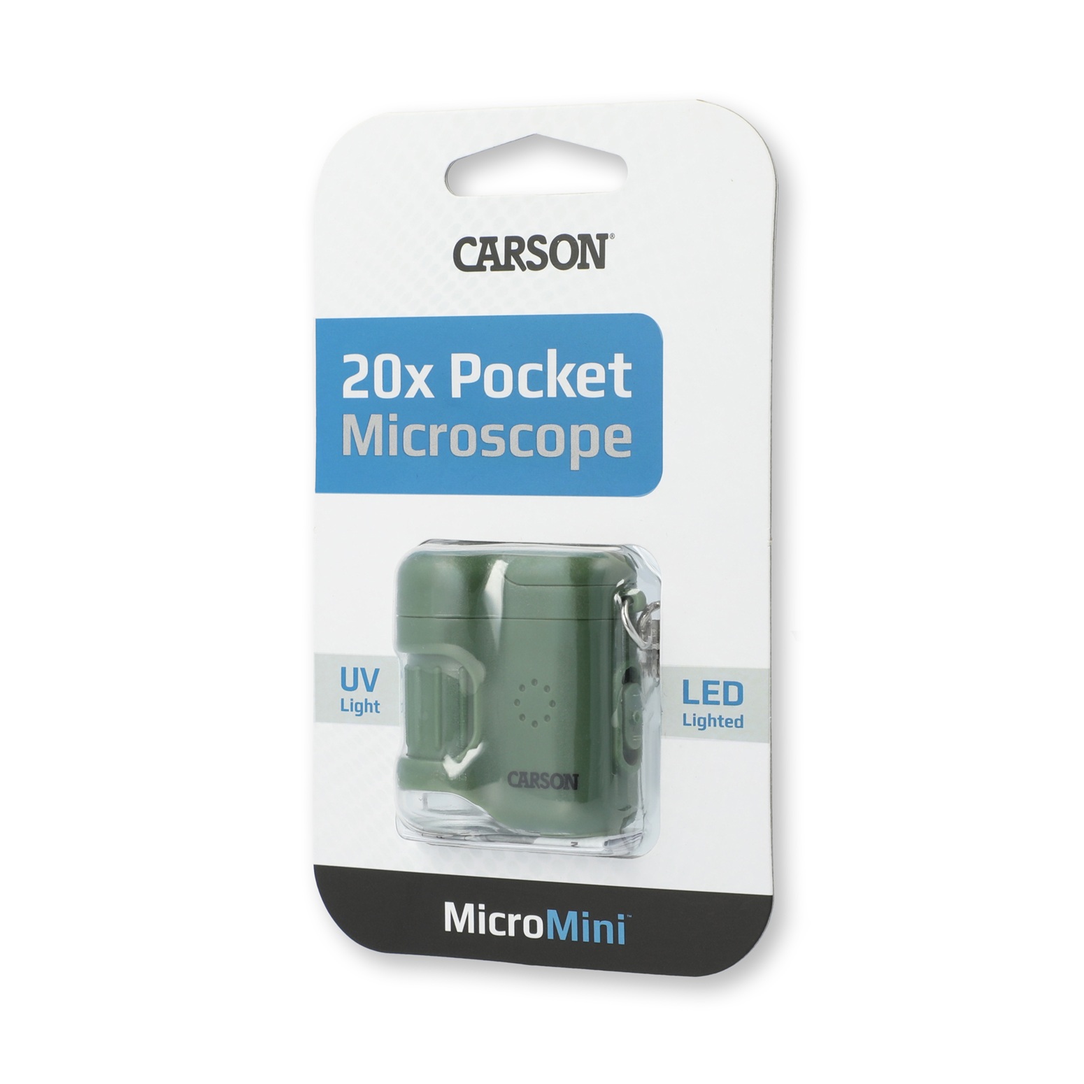 Carson MicroMini Taschen-Mikroskop Safari grün