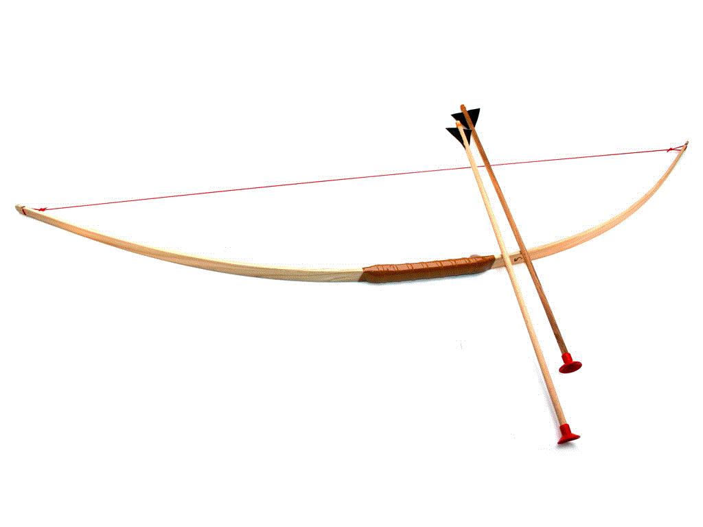 Escheholz Bogen ca114cm mit 3 Pfeilen