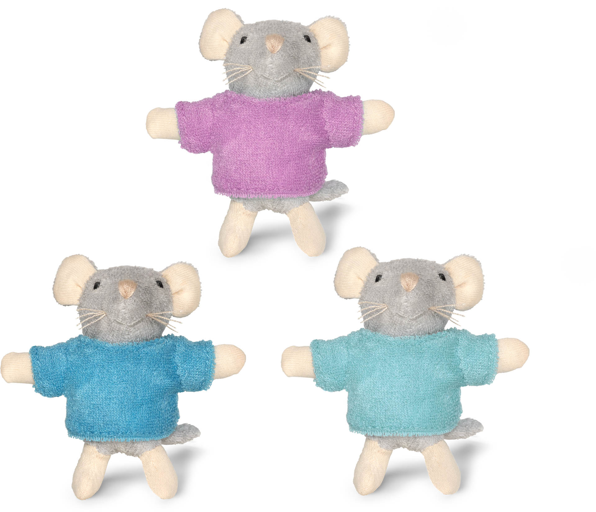 Sam und Julia Plüsch-Maus: The Triplets (Drillinge) Stofftier