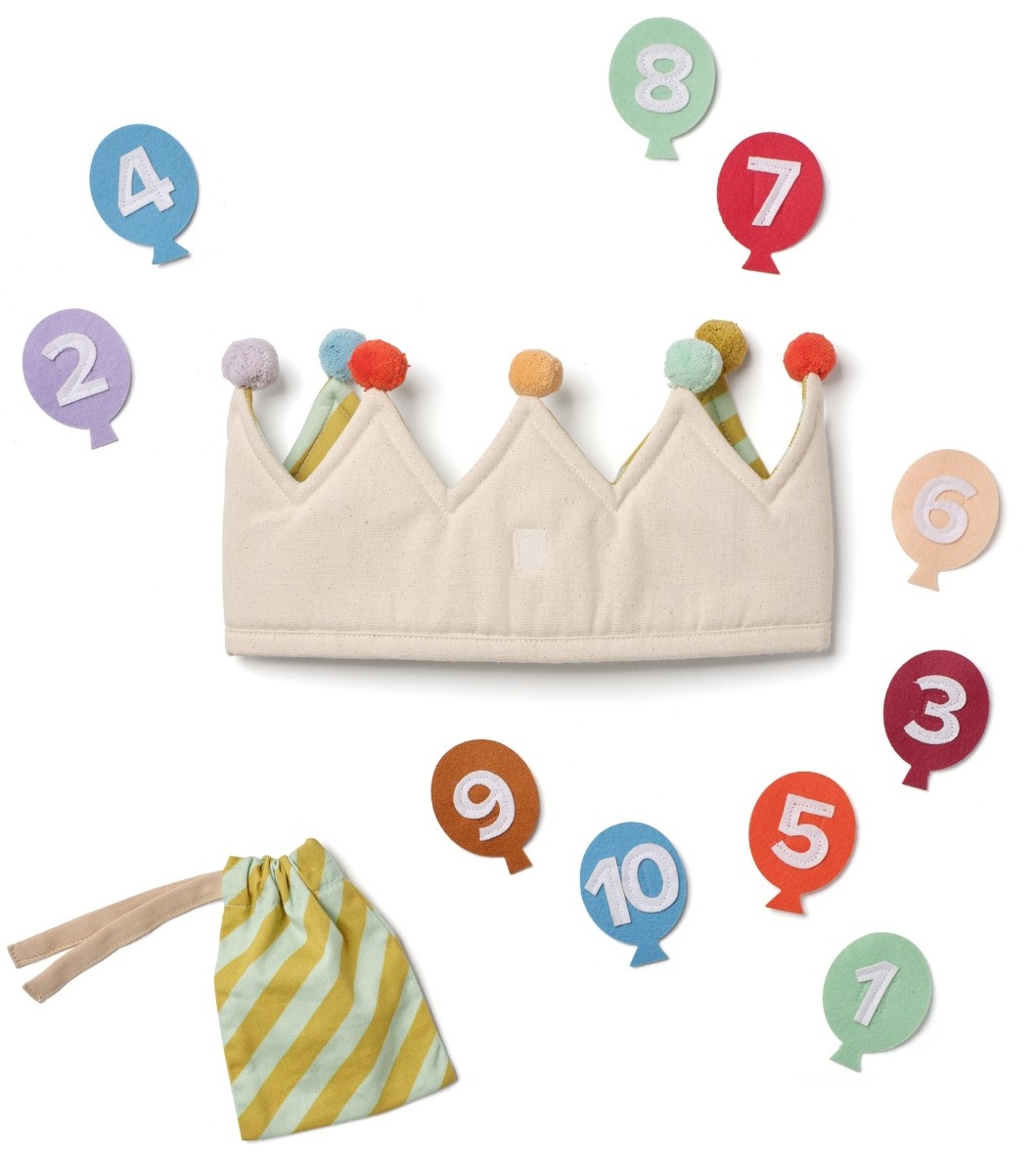 Kids Concept Kinderkostüm Geburtstagskrone mit Zahlen