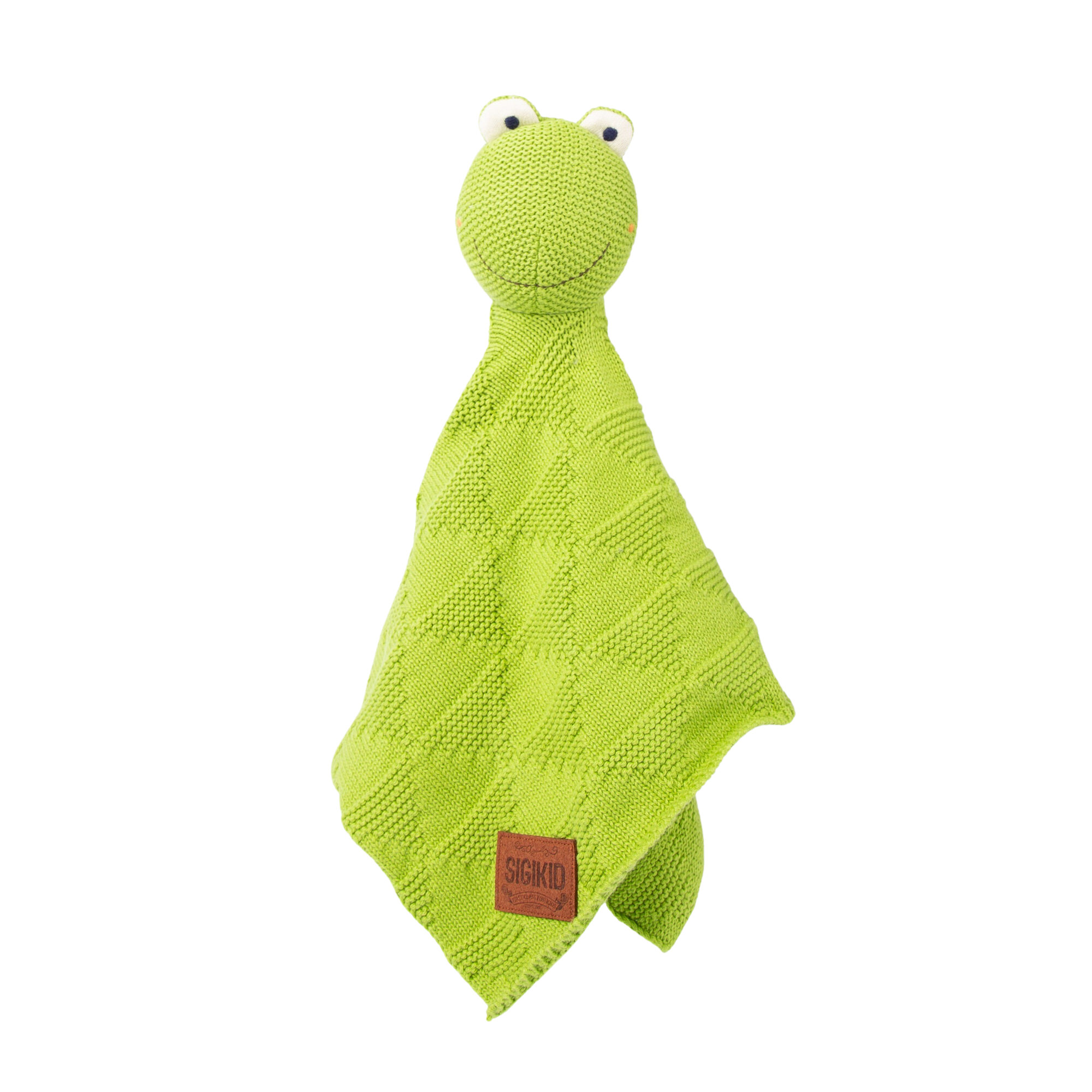 Sigikid Schnuffeltuch Frosch aus Strick 