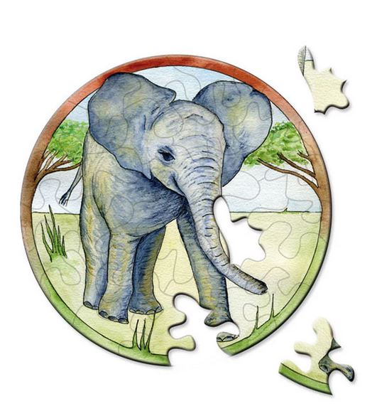 Curiosi Picoli Puzzle Elefant / Elephant