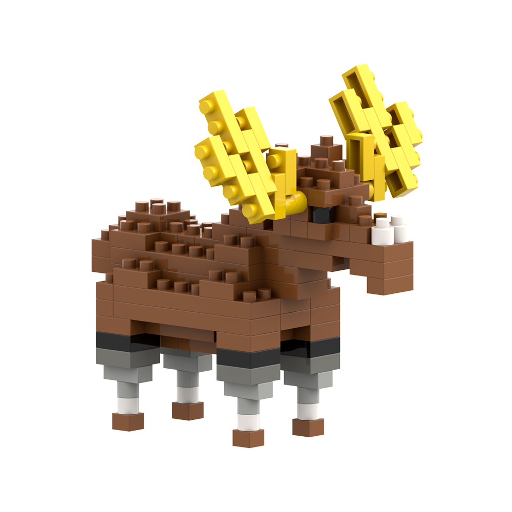 Brixies Elch 109 Mini-Kemmbausteine