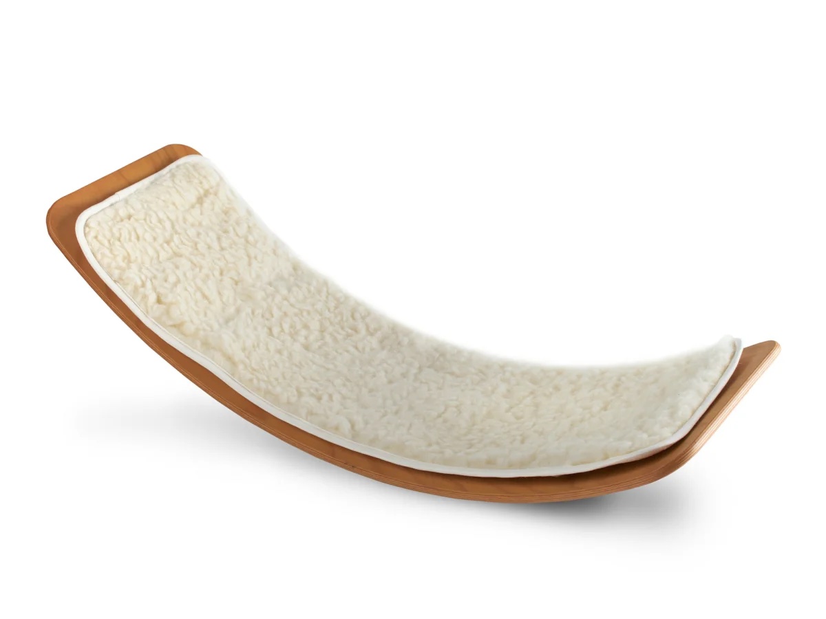 TicToys das.Fell- Auflage aus Schafswolle für Balanceboard  