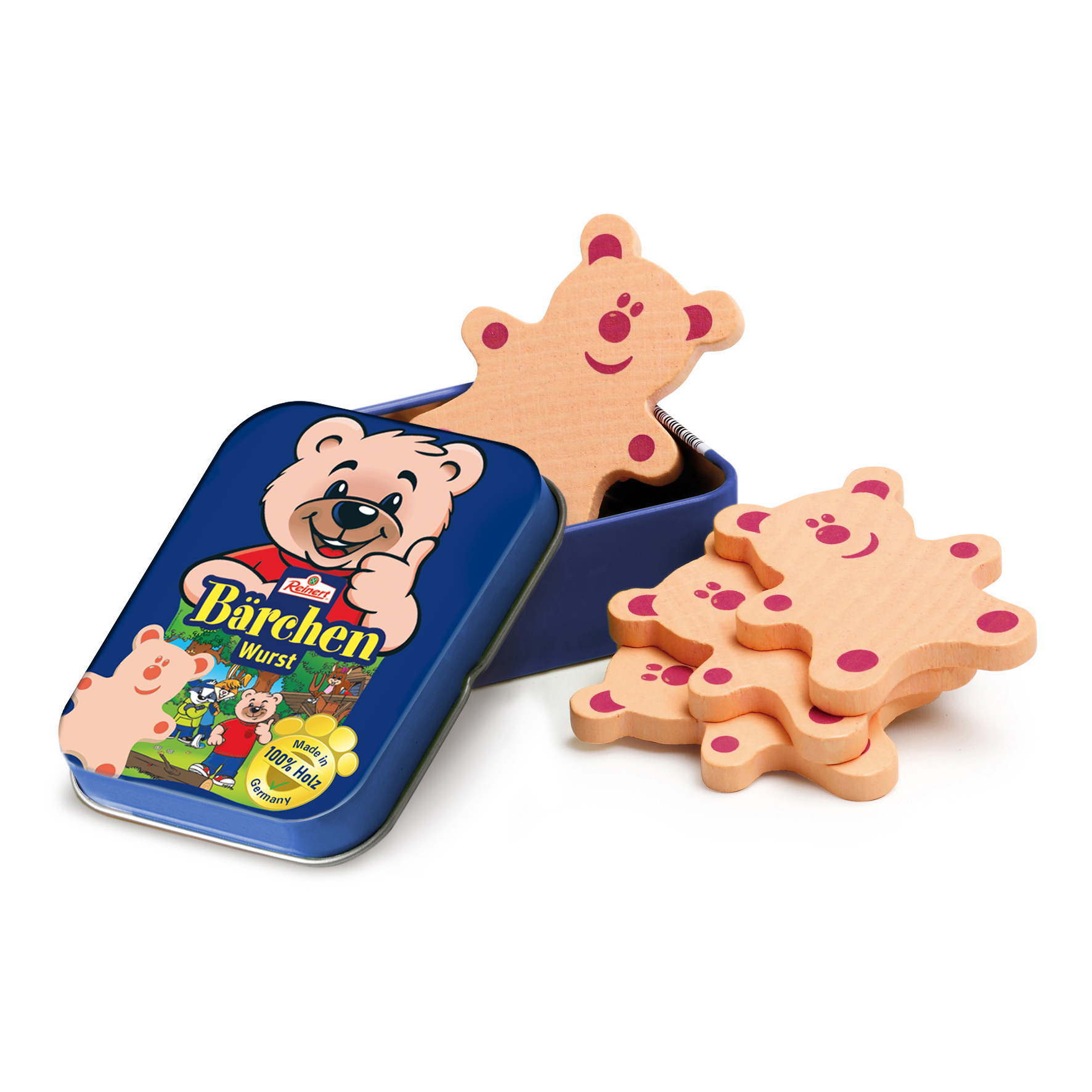 Erzi Reinert Bärchenwurst in Dose Kaufladen Zubehör