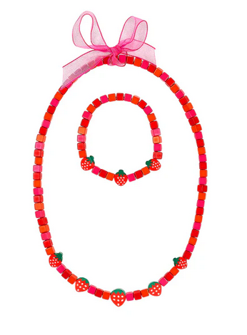 Set Kette + Armband Anja Erdbeere Strawberry