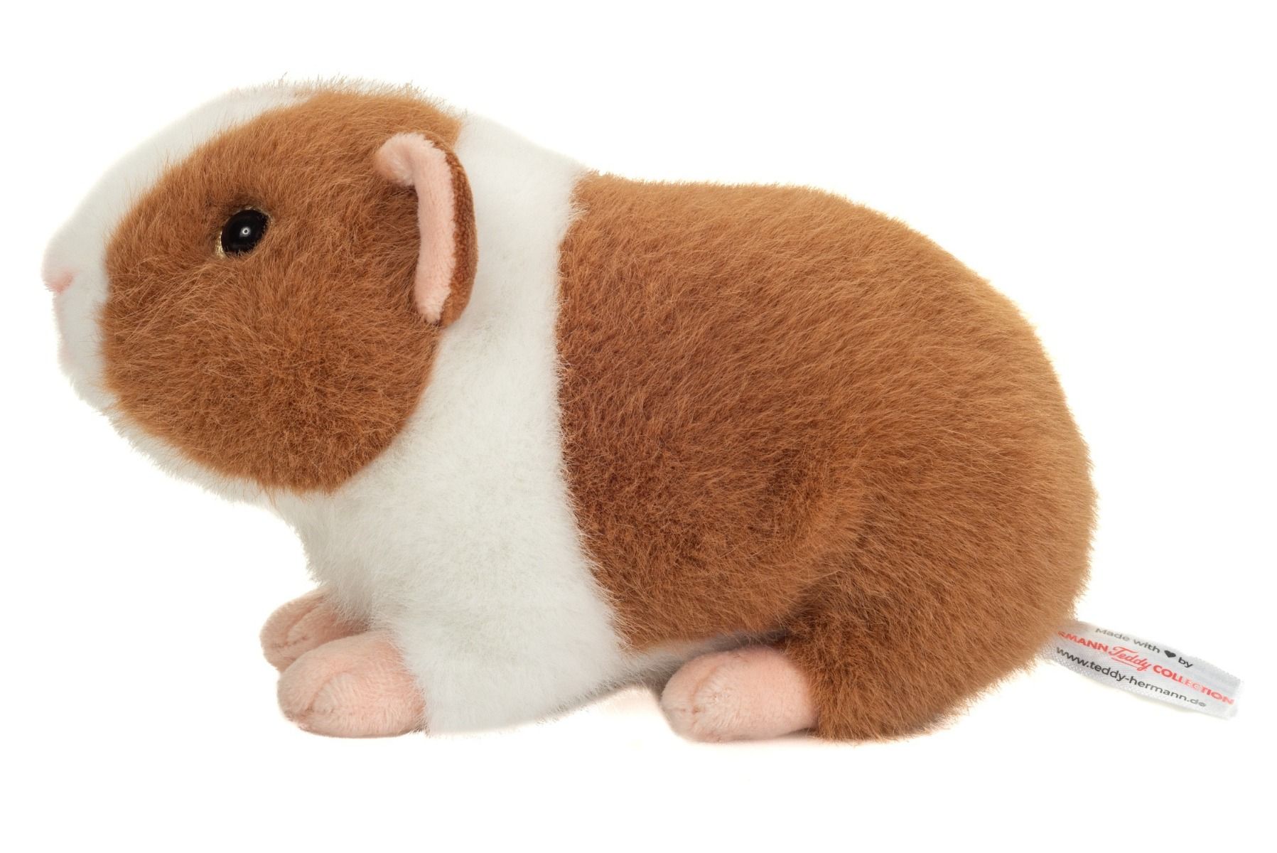 Hermann Teddy Meerschweinchen hellbraun-weiss 19 cm