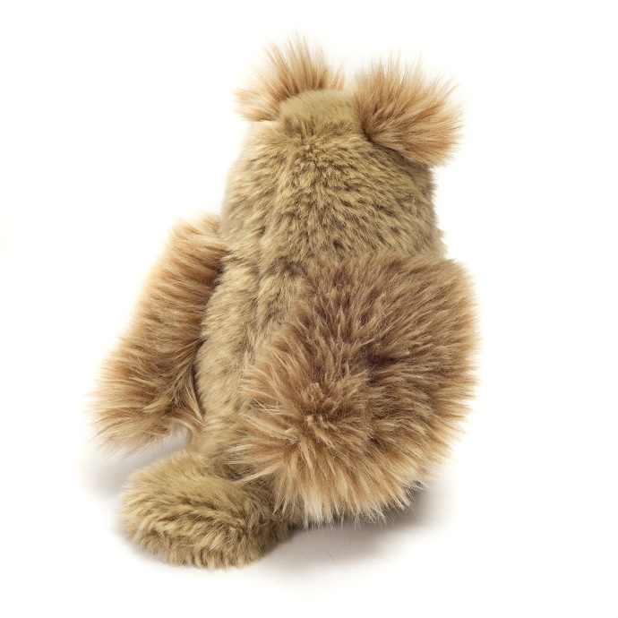 Hermann Teddy Eule graubraun 17 cm Stofftier Eule