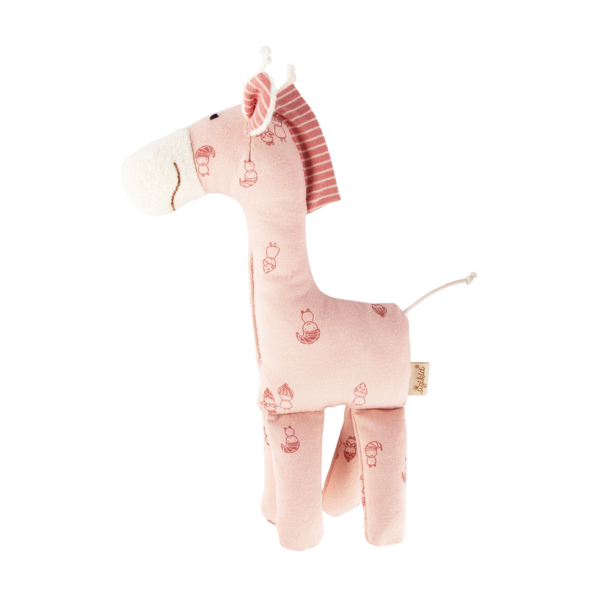Sigikid Greifling Giraffe rosa Baumwolle