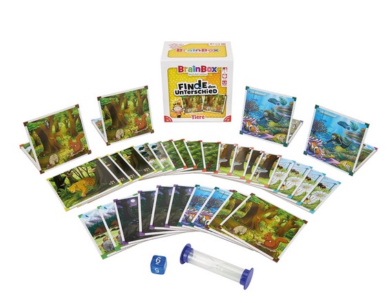 BrainBox - Finde den Unterschied - Tiere Spiel dich schlau