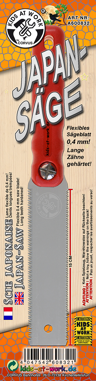 Kids at Work Japan Säge, Klein
