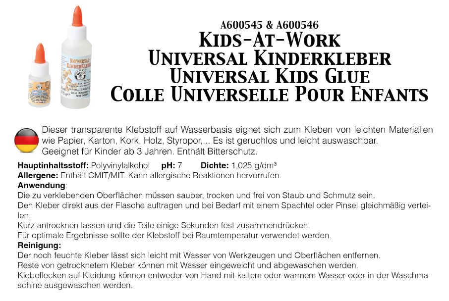 Kids at Work Universl Kinderkleber 25g