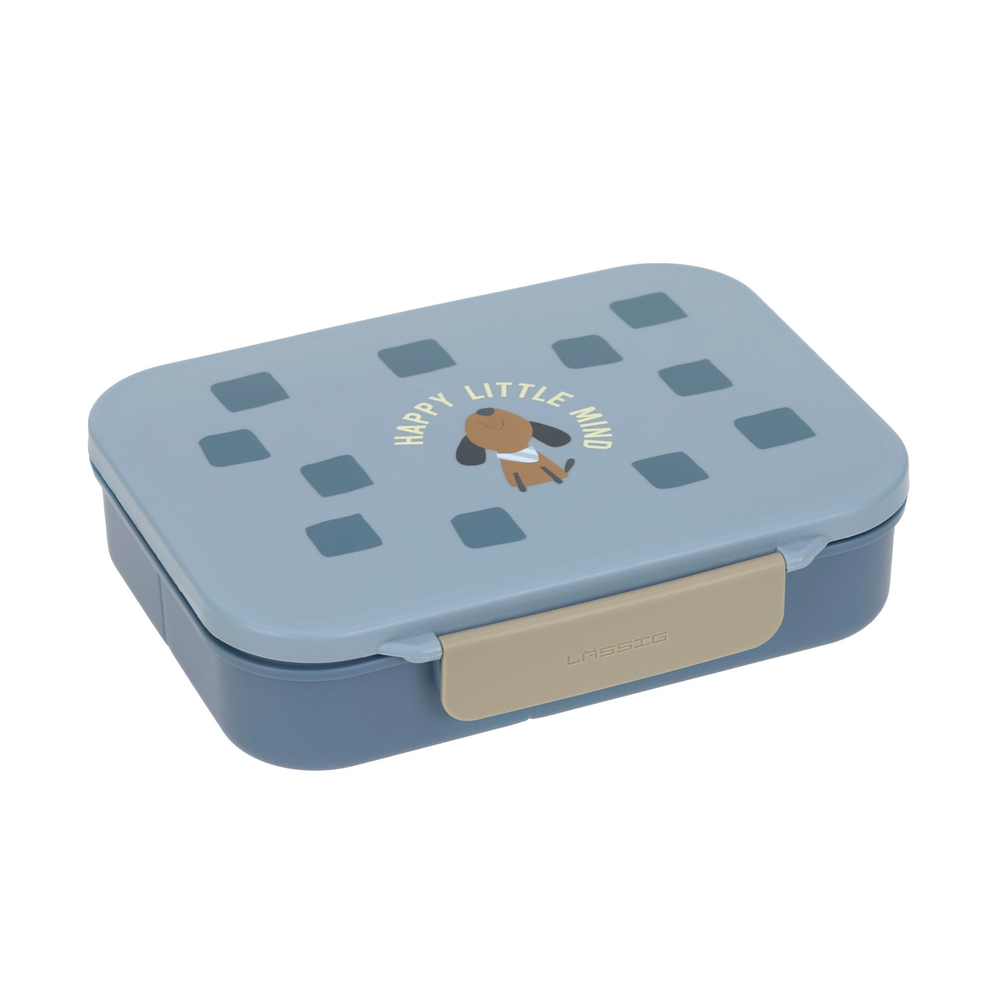 Lässig Brotdose Kinder Bento Lunchbox Pattern Party Blau Grün 