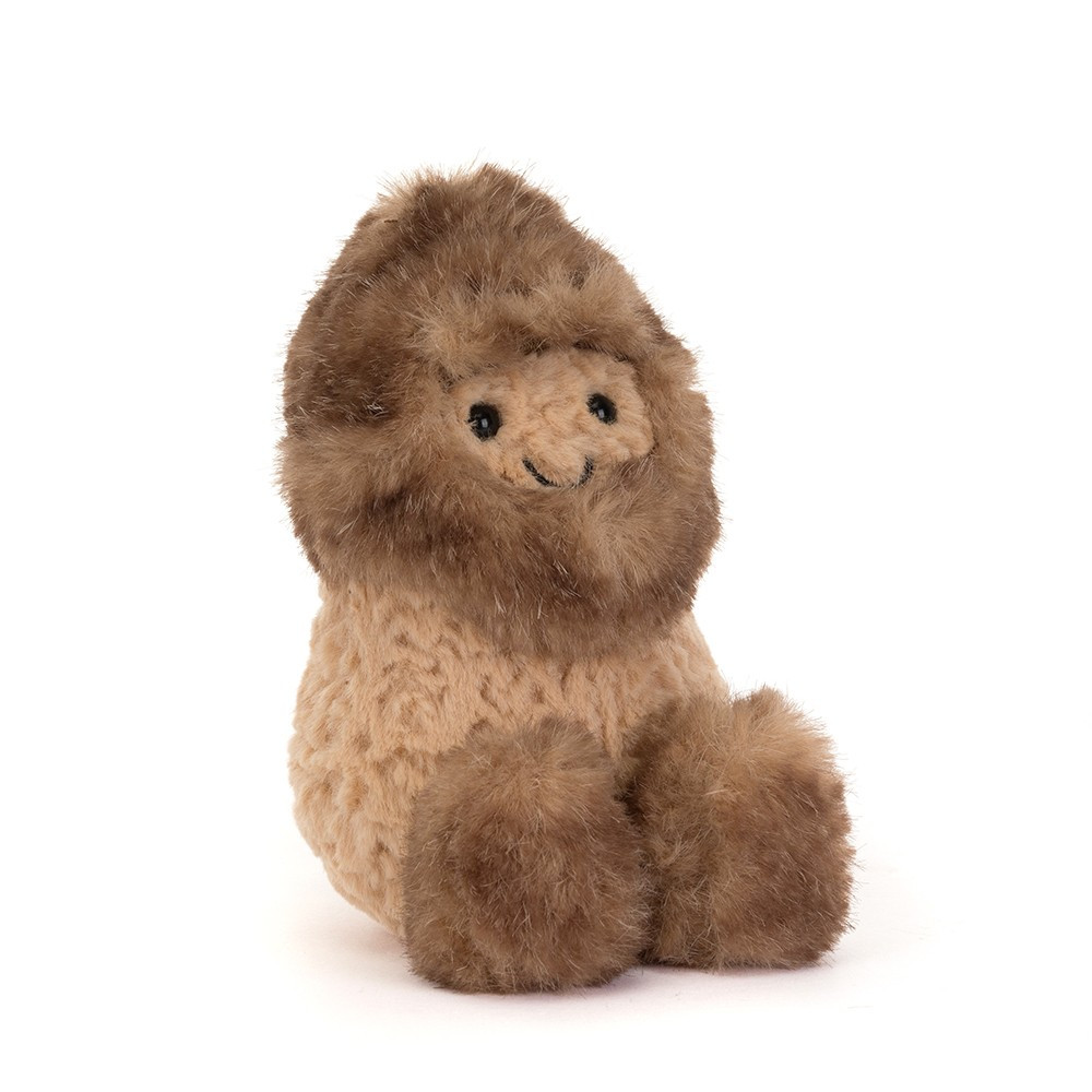 Jellycat Stofftier Amuseable Peanut Yeti Outfit Stofftier Erdnuss