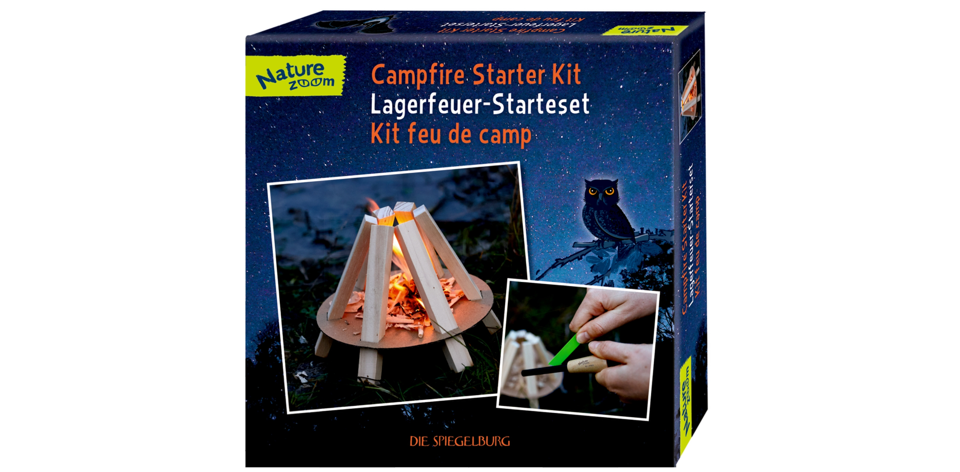 Die Spiegelburg Lagerfeuer-Starterset - mit Feuerstahl