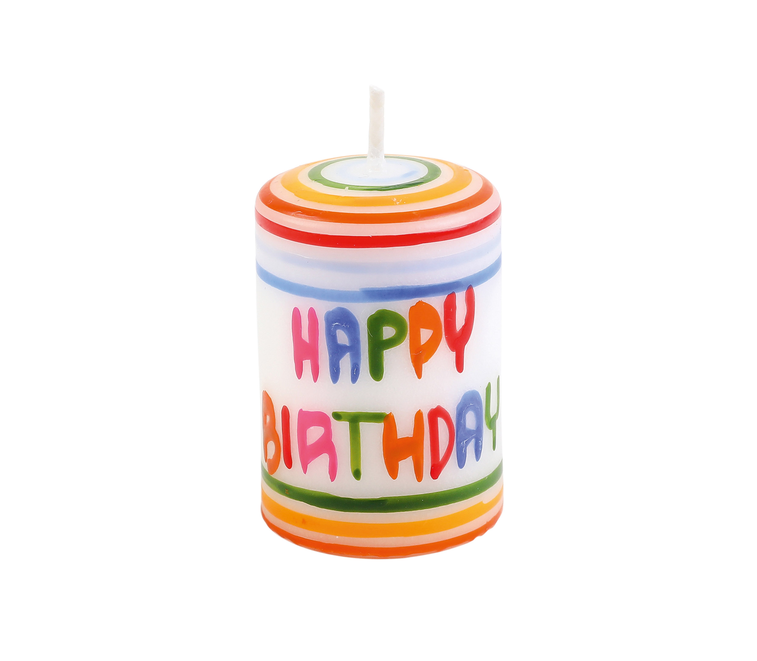 Ahrens Lebenslicht Ringelbunt Happy Birthday