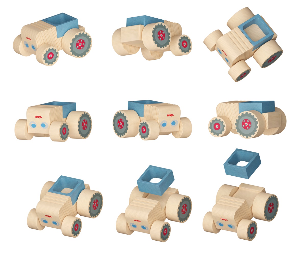 Haba My 1st Block World – Traktor Toni Bausteinwelt ab 1 Jahr