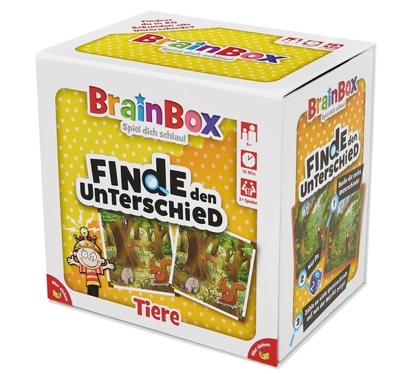 BrainBox - Finde den Unterschied - Tiere Spiel dich schlau