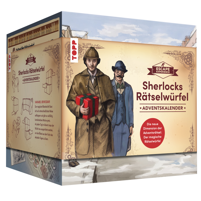 Adventskalender Escape Experience – Sherlocks Rätselwürfel von TOPP