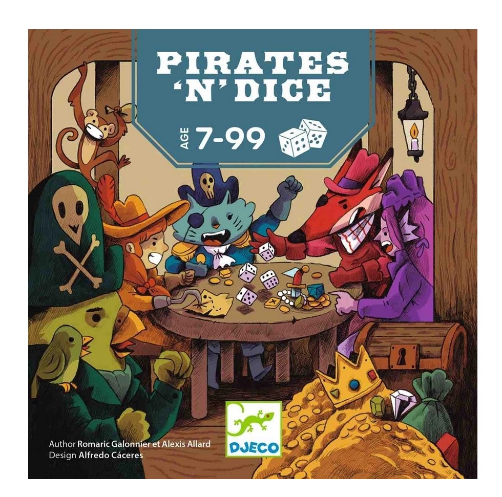 Djeco Würfelspiel Pirates'n'Dice
