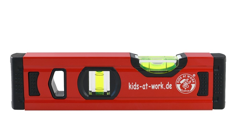 Kids at Work Wasserwaage rot Alu 20 cm
