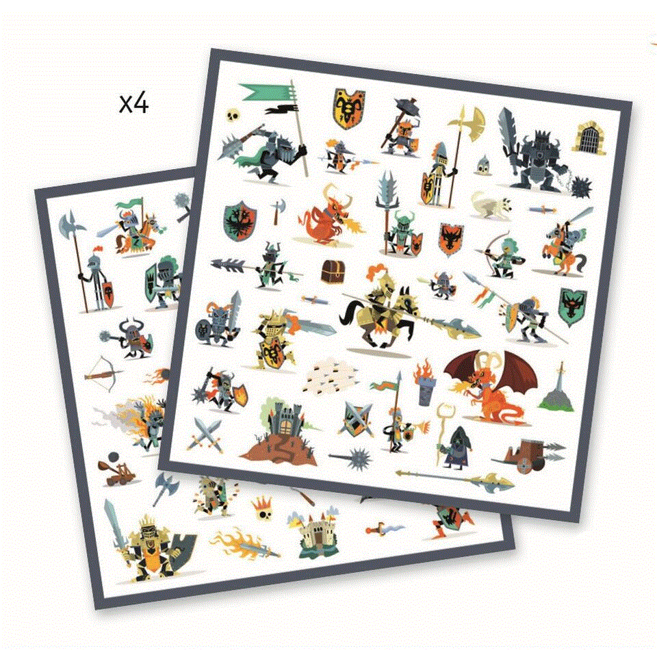 Djeco Sticker Ritter